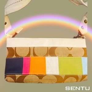 Coach Rainbow Wristlet Wallet
